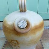 Rare Jarre à Huile Ancienne XIXème / Pot en Terre Vernissée