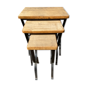 set de 3 tables gigogne
