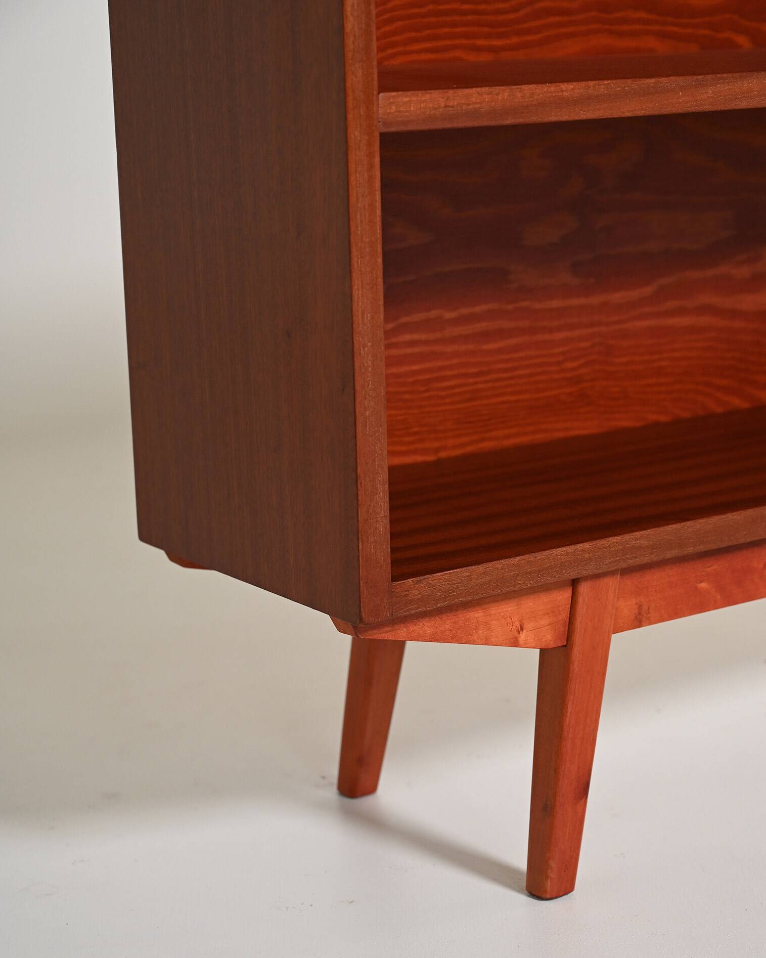 Scandinavian mahogany bookcase, 1960s