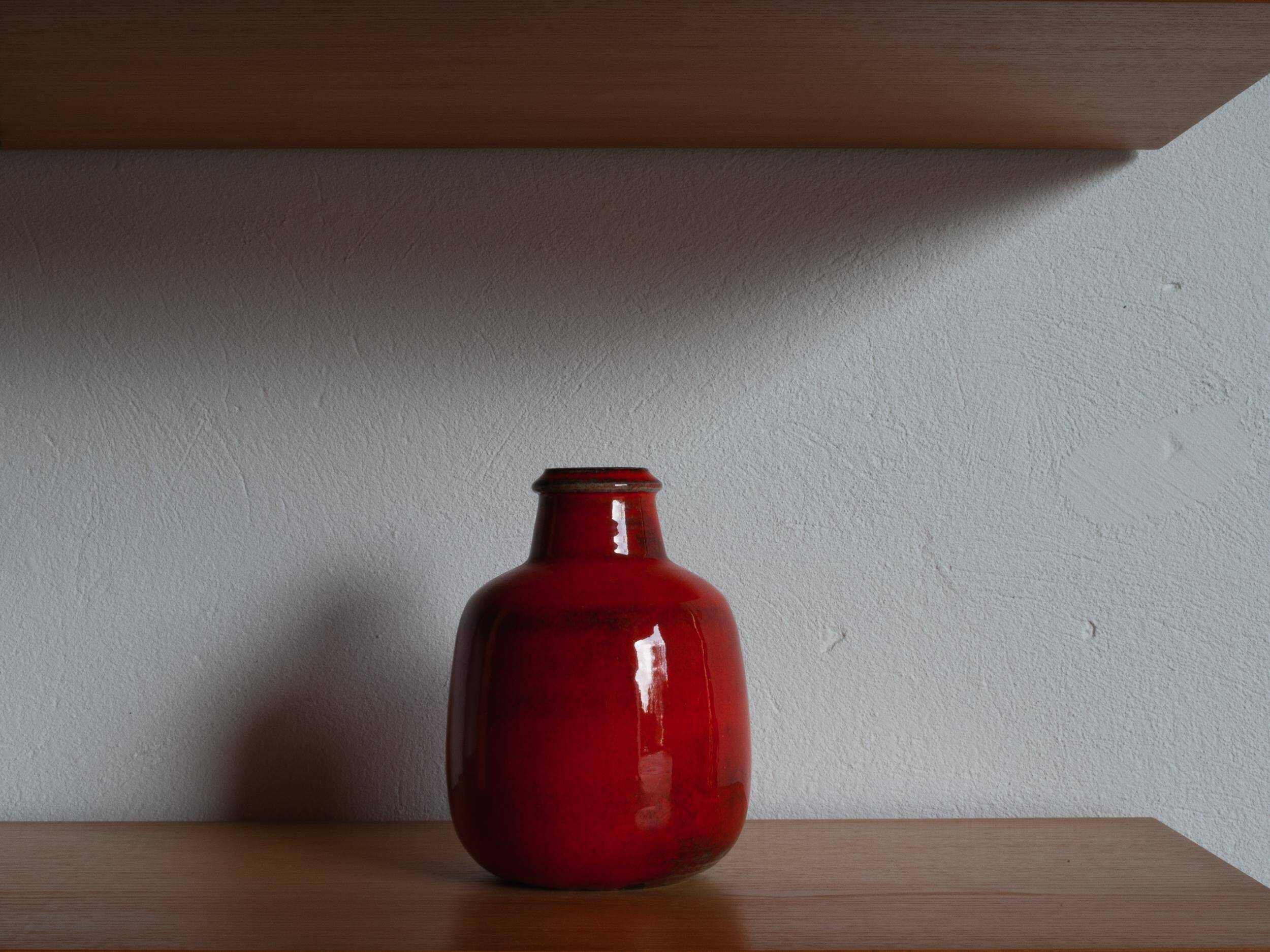 Danish ceramic vase by Niels Kähler for Hak, 1960s