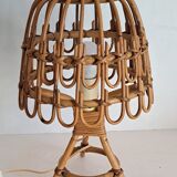 Bamboo bedside lamp