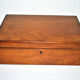 Old walnut box - jewelry or game box 27x19x8