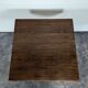 Modernist side table in mahogany veneer.