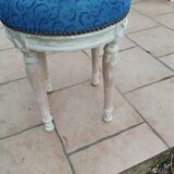 Paire de tabourets poufs anciens style louis xvi