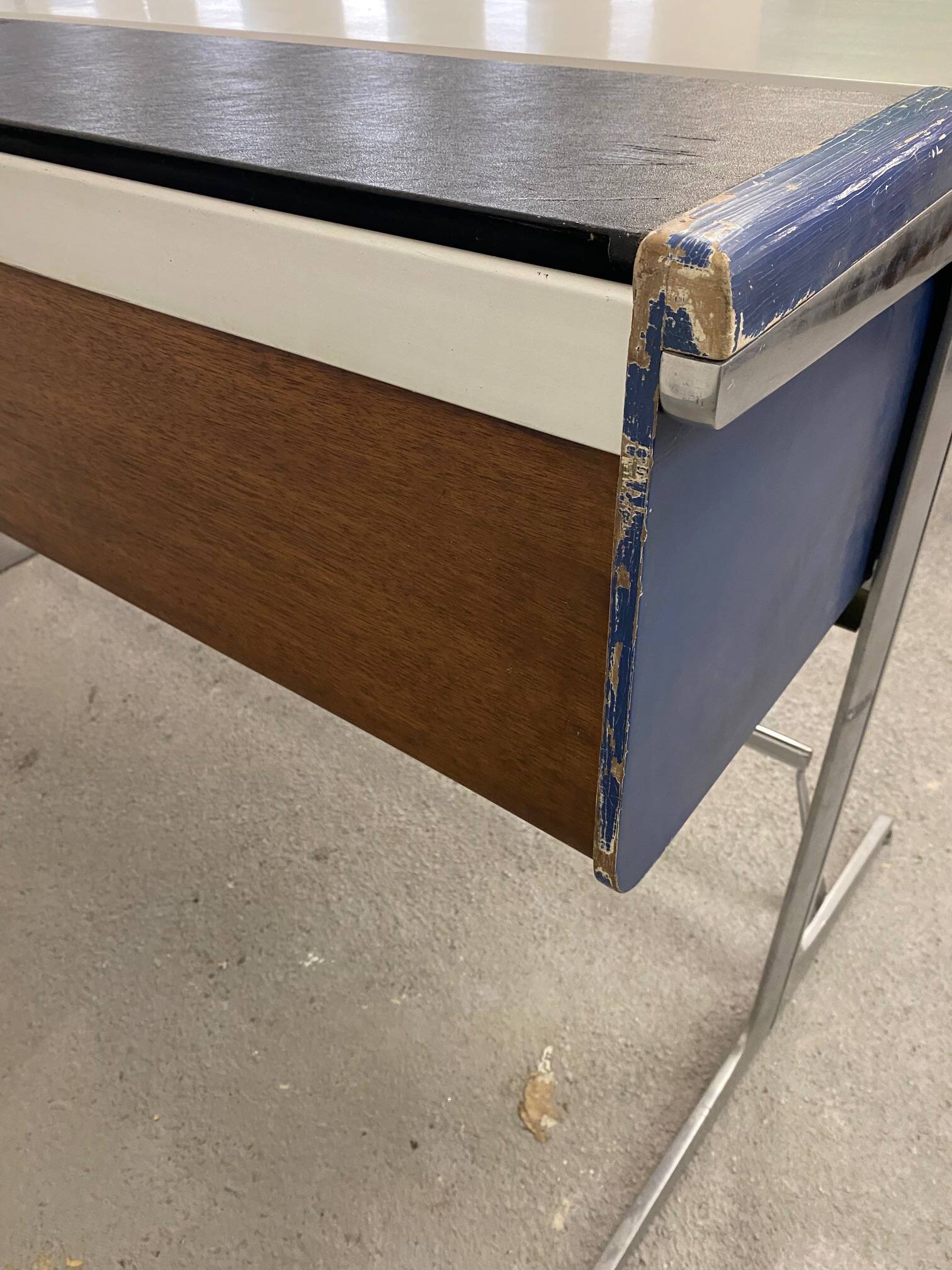 George Nelson Action Office architect's desk + Perch stool