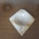 Series of 4 ashtrays "card game" in alabaster 60s 70s