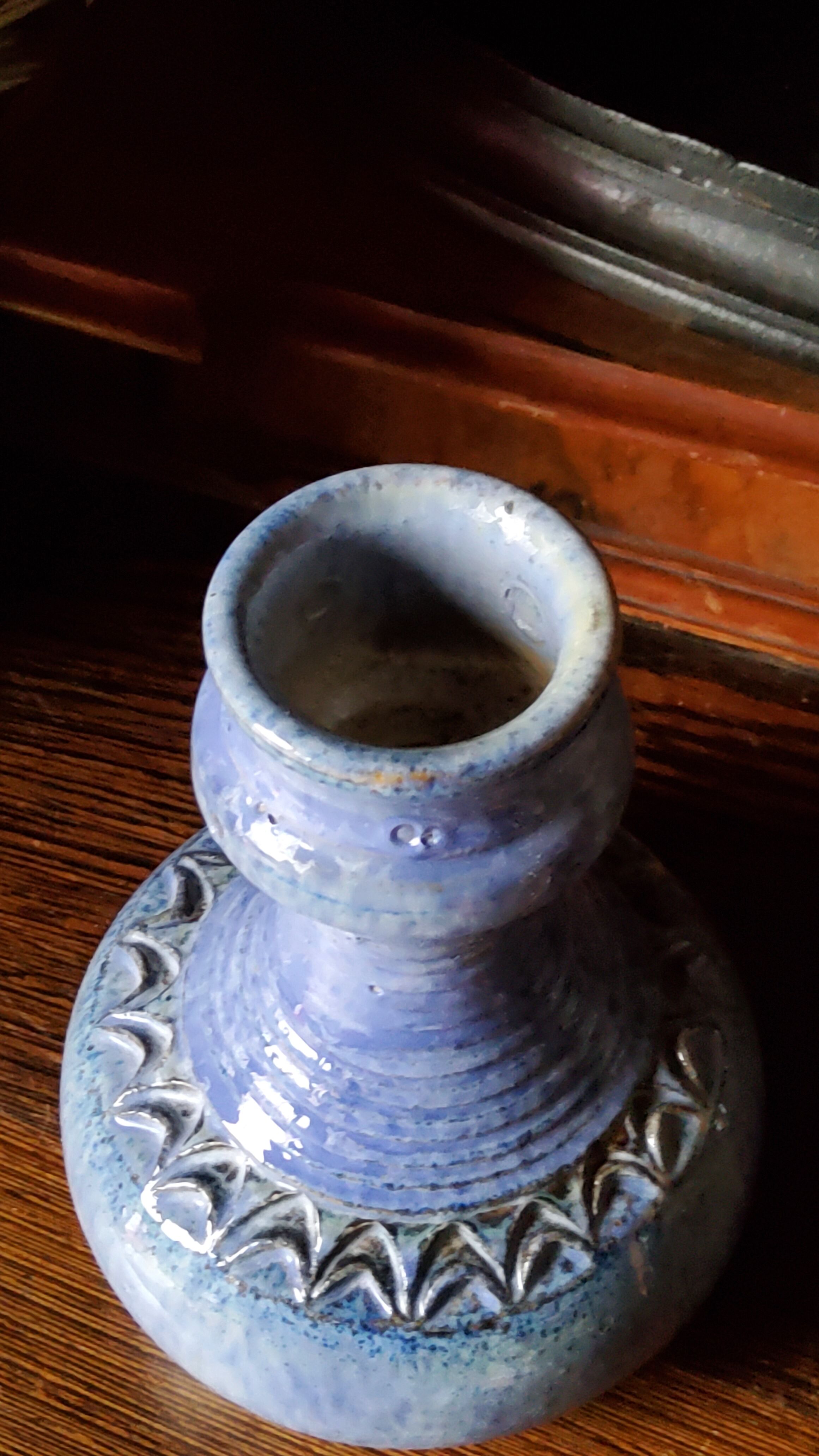 Trio of stoneware vases from the 70s signed and stamped