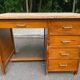 American wooden desk with 5 drawers