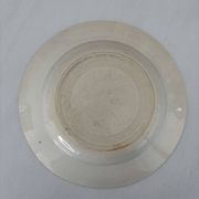 Hollow plate ironstone St Amand Trianon model green - earthenware a