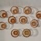 Lot de 10 verres à liqueur - rosaline