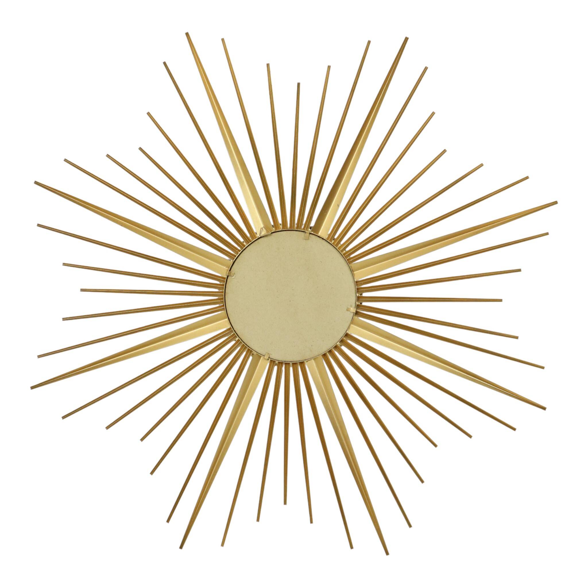 Large Vintage Sun Mirror Chaty Vallauris France 86cm