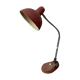 Vintage desk lamp 1950 Aluminor France red metal