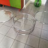 Glass coffee table years 70