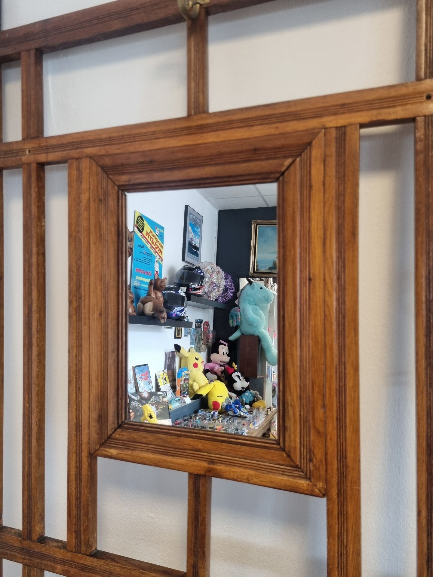 Old vintage coat rack wardrobe