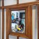 Old vintage coat rack wardrobe