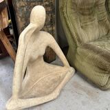Sculpture abstraite en résine, années 70