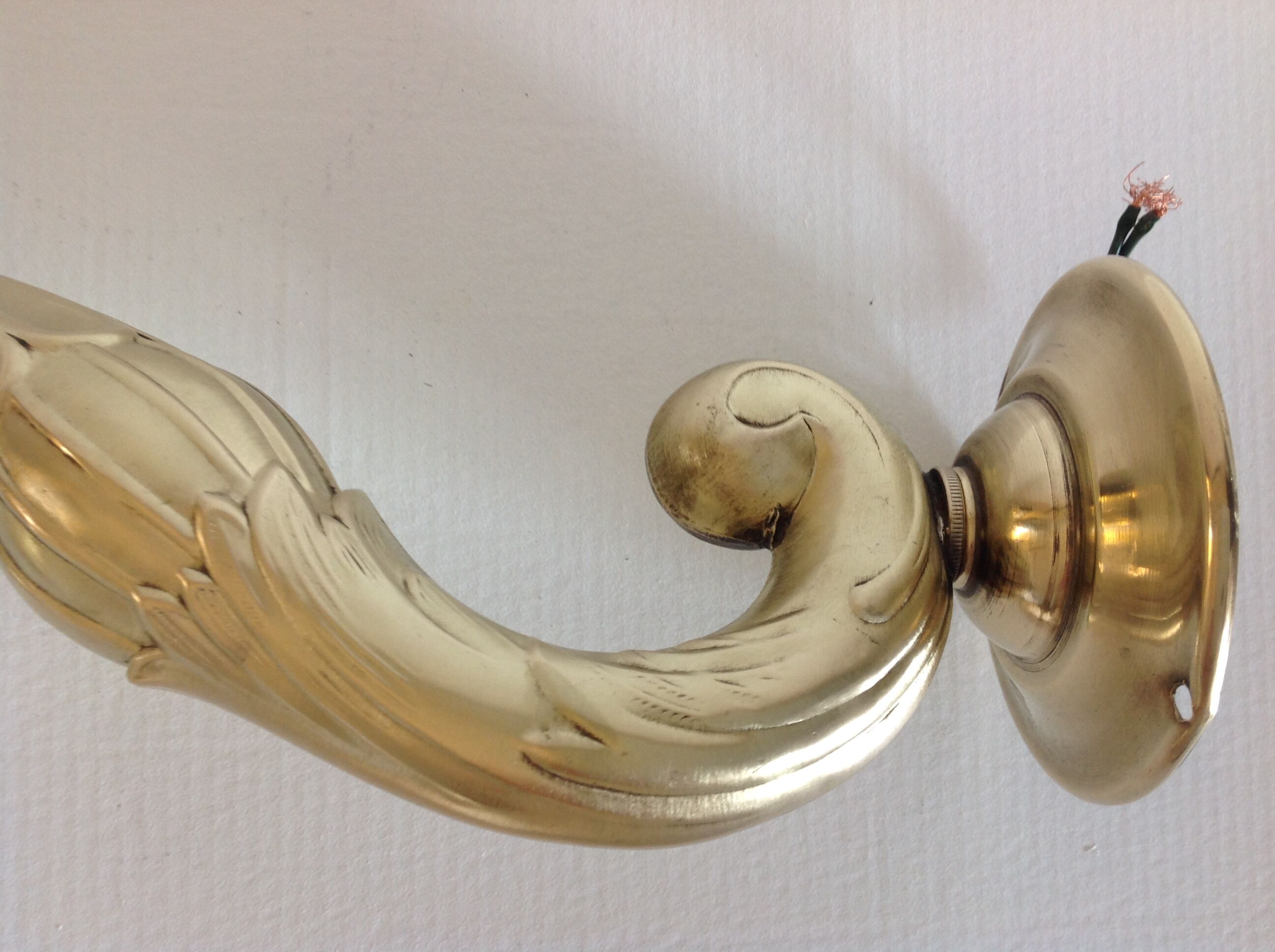 Copper and glass paste art deco