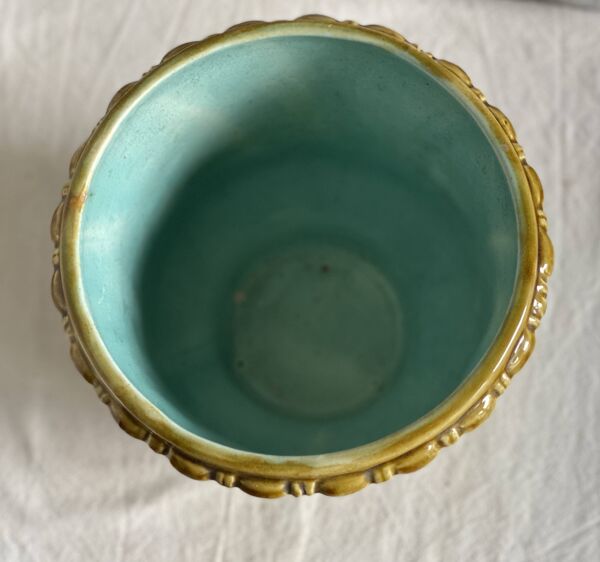 Cache pot barbotine XIXé s