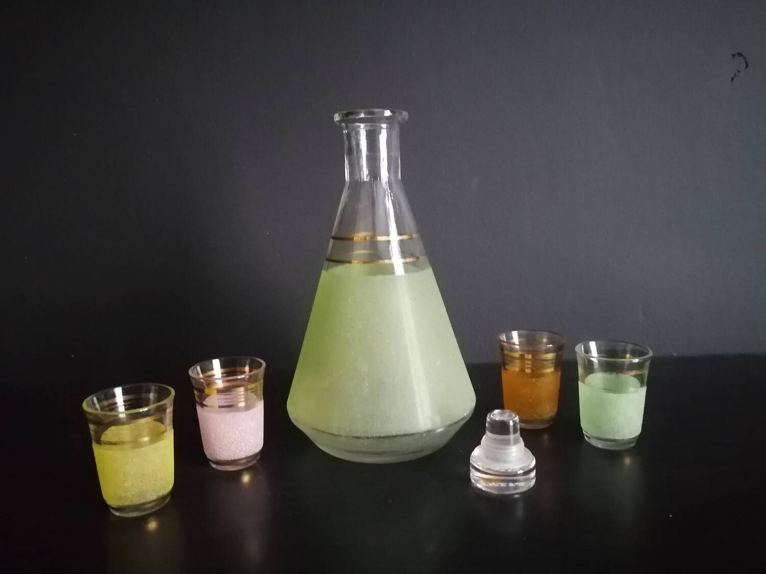 Service digestif vintage