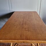 Vintage coffee table - Bamboo & Rattan - 1950s/60s