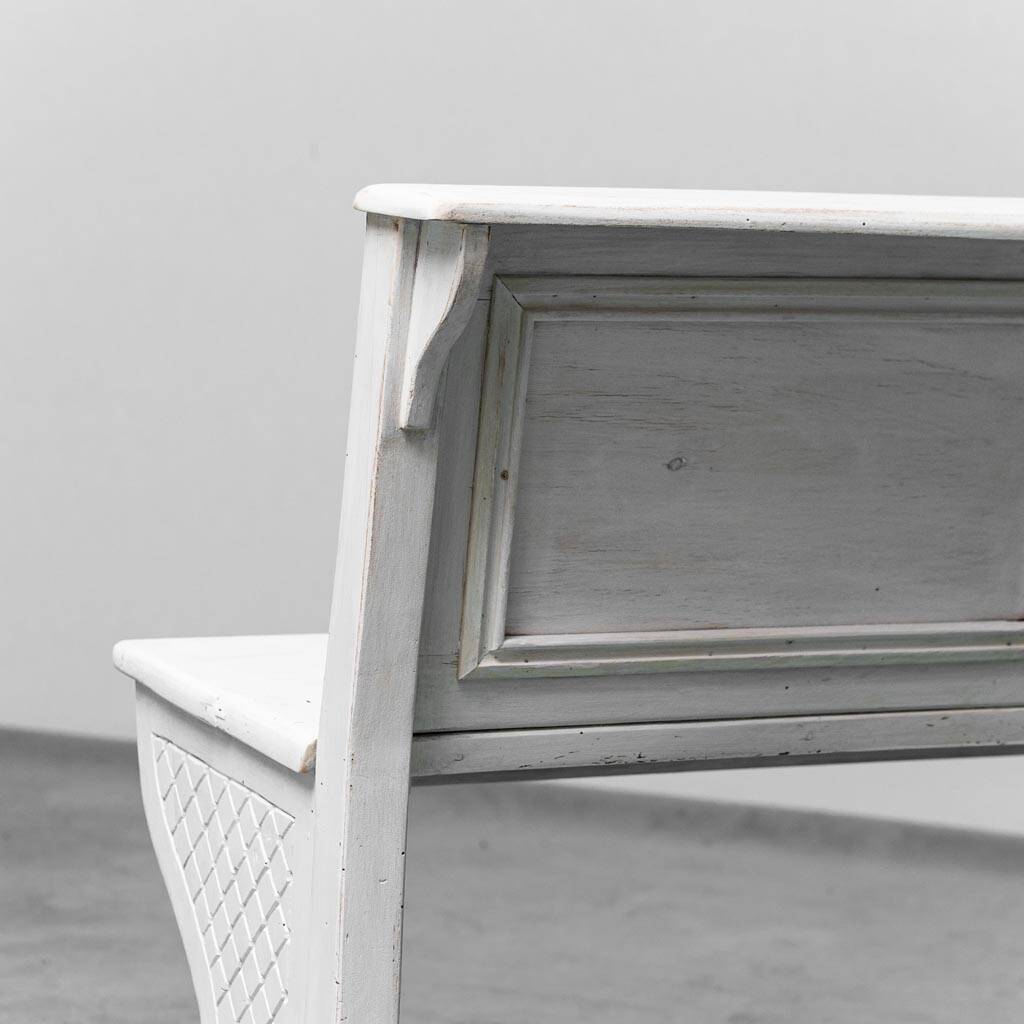 PANCHINA 4 POSTI IN LEGNO VELLUTO ANNI ’50 VINTAGE MODERNARIATO