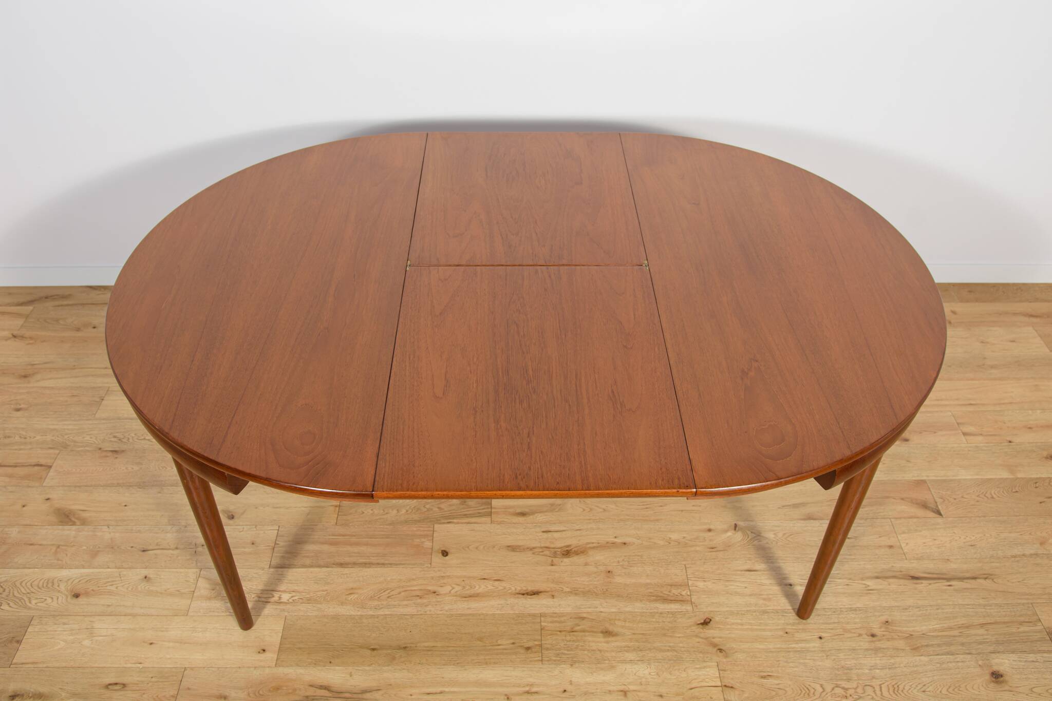 Mid-century teak dining table & chairs by Hans Olsen for Frem Røjle, Denmark, 1960s, set of 5