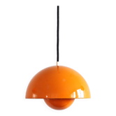 Suspension Orange Flowerpot par Verner Panton pour Louis Poulsen, Danemark 1
