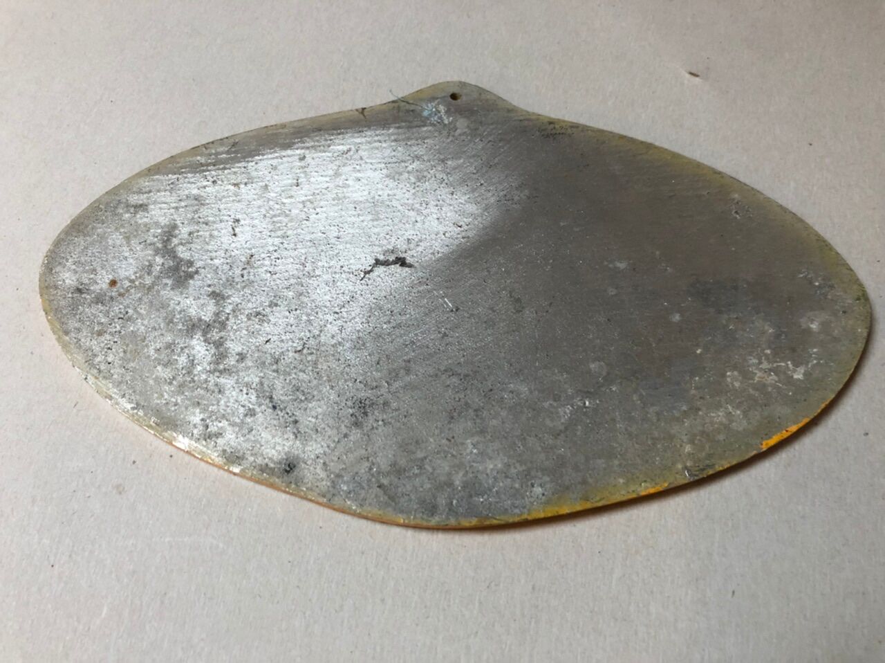 Plate competition agricole Charolles 1998 orange