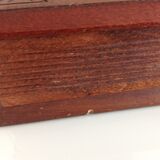 Old patented open-wood cigarette box 30-40 years