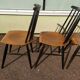 Set of 4 Scandinavian Chairs Fanett by Ilmari Tapiovaara, 60s