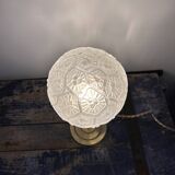 Art Deco globe table lamp