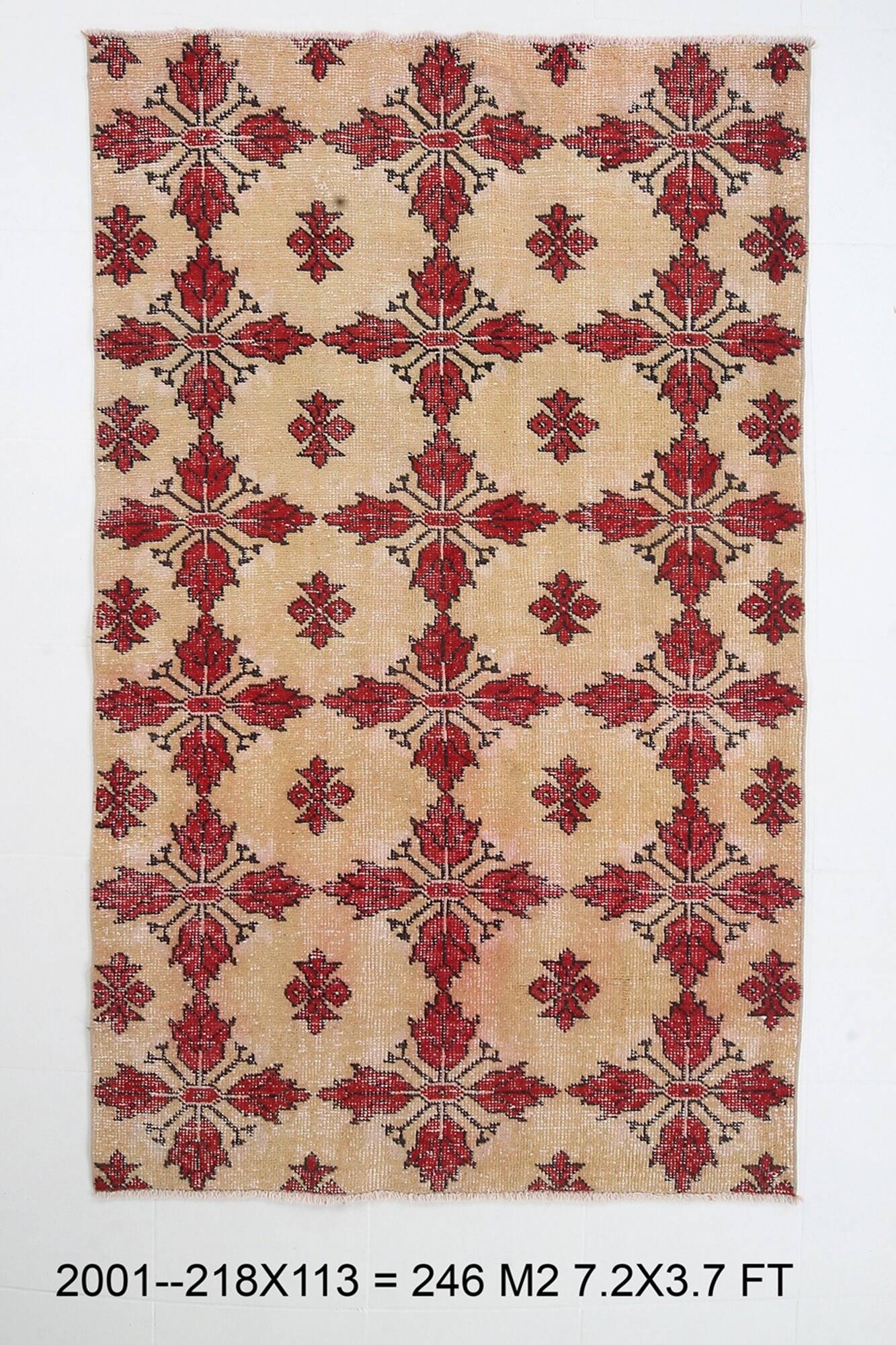 Tapis vintage floral