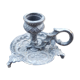 Candlestick candlestick model cellar rat patinated gray