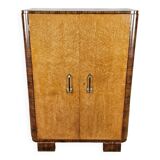 Art decò sideboard in thuja and walnut