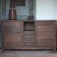 Enfilade Reconstruction René Gabriel. vintage wooden sideboard