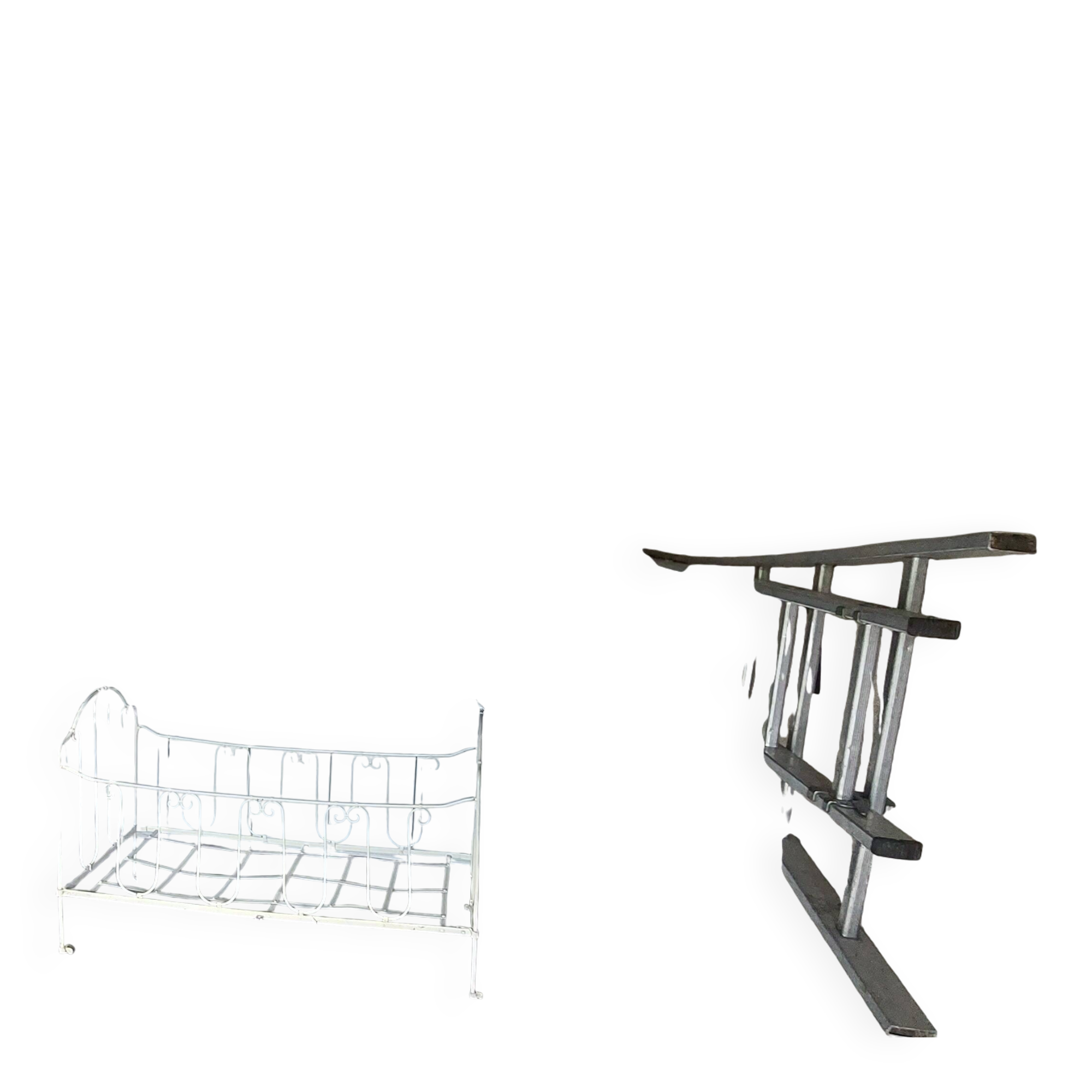 Wrought iron bed