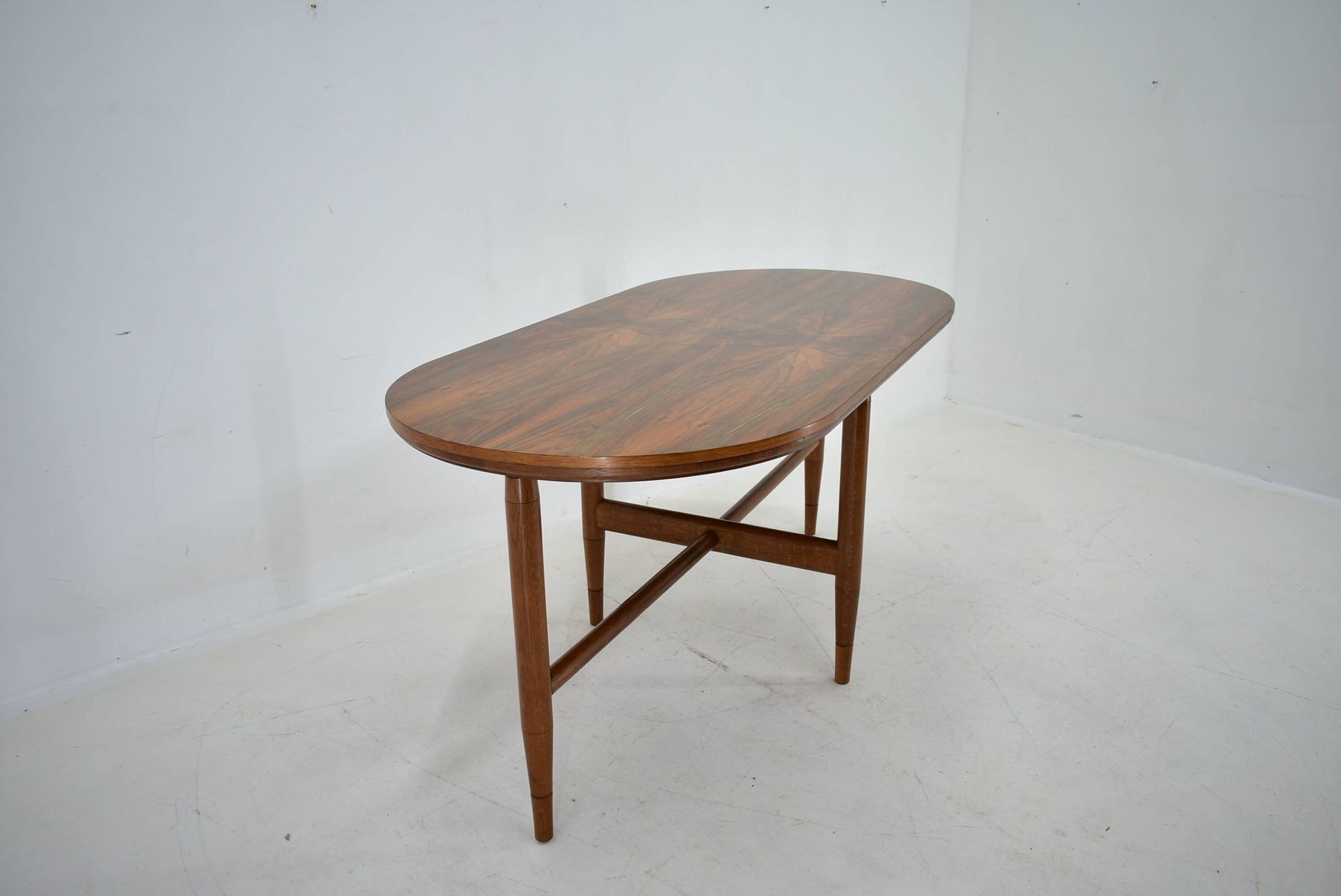 1960s Beech Dining Table, Czechoslovakia