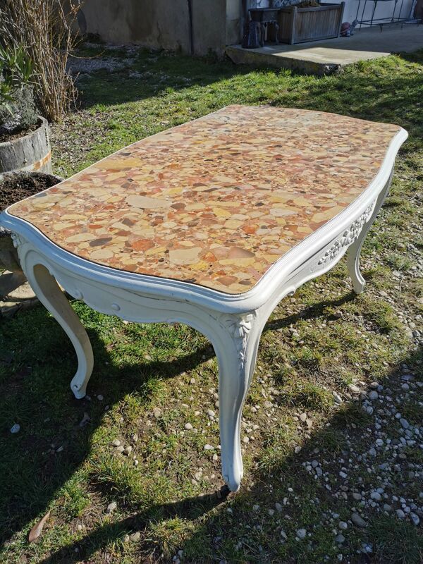 Table d'époque 1917 style Louis XV Meubles Perrin Lyon