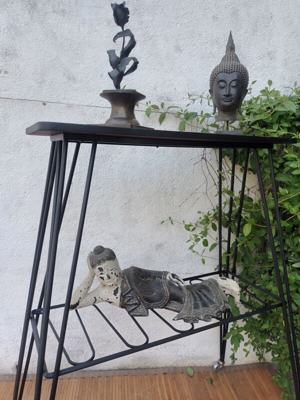Console pieds eiffel