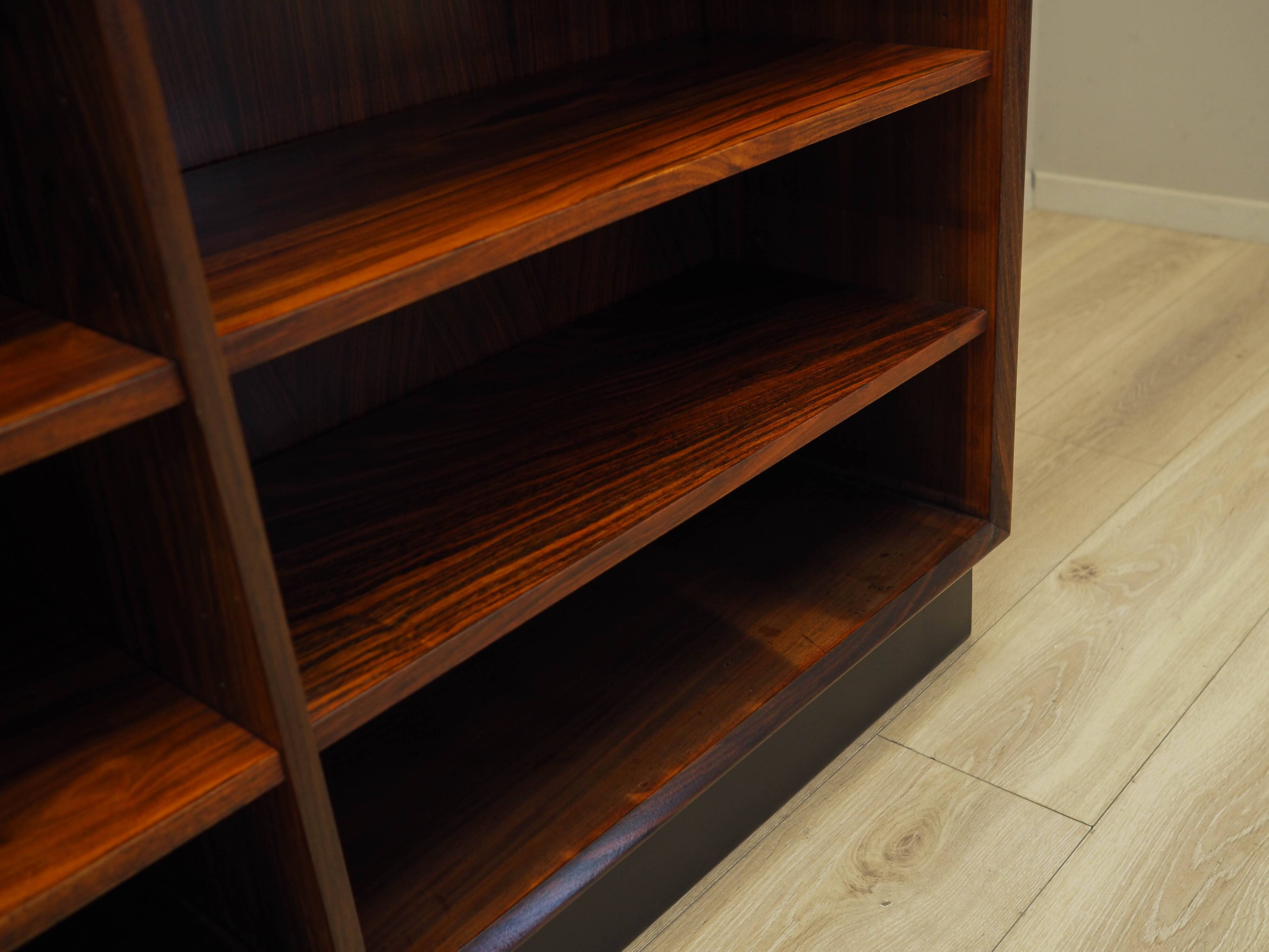 Rosewood bookcase, Danish design, 1970s, manufacturer: Hundevad