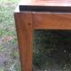 Table basse en noyer et marbre italien