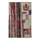 Handwoven Turkish Recycled Boho Rug 170 cm x 262 cm