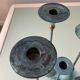 Set of 5 vintage metal candle holders