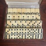 Bakelite domino game in its original box