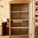 Art Deco oak bonnetière