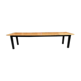 Restored oak farmhouse table of 3 meters