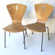 Chaises design scandinave années 60/70