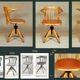 Fauteuil américain de bureau Baumann années 50