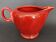 Ceramic cream pot in raspberry colour B. Letalle Saint Clément.