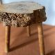 Brutalist tripod stool